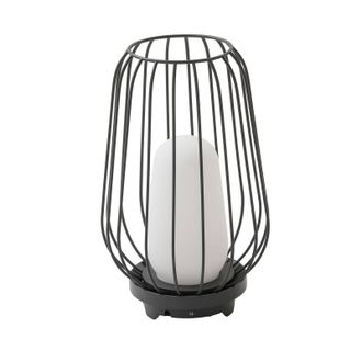 Lucande Chandan En Negro De Aluminio - Lucande