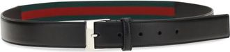 Gucci Black Solid Buckle Belt