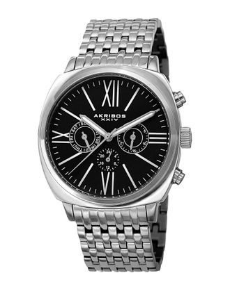Akribos XXIV Akribos Xxiv Mens Stainless Steel Watch