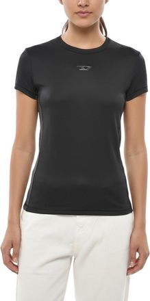 Diesel Black Logo Crew Neck T-Shirt