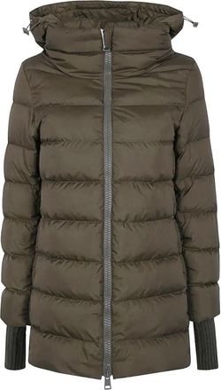 Herno Medium Down Jacket with Military Hood