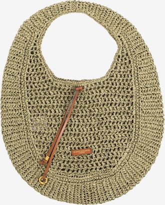 Gianni Chiarini Borsa crochet Nefeli verde