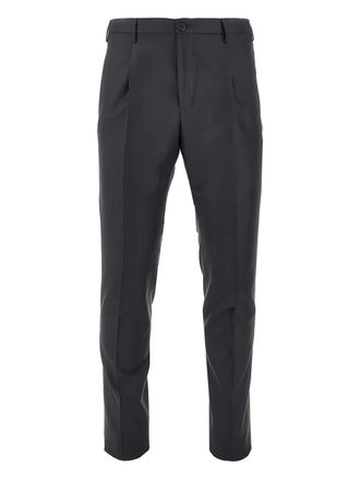 Incotex pleated-detail trousers - men - Wool - 54 - Grey