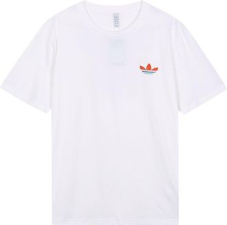 adidas originals Athleisure Casual Sports Short Sleeve White GP4306