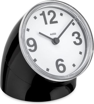 Alessi 01 b Cronotime Orologio da Tavolo in abs, Nero - Alessi