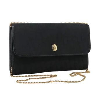 Dior Pre-owned Trotter Canvas Shoulder Bag - - Pre-owned - Donna - Nero - ONE SIZE