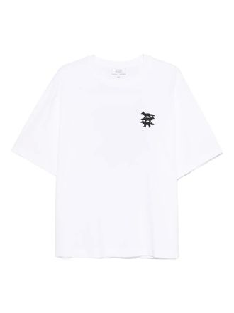 Maison Kitsuné fox-print T-shirt - men - Organic Cotton - M - White