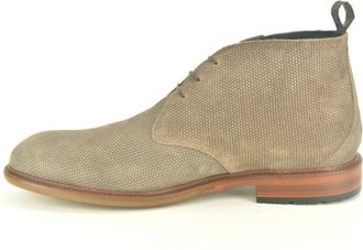 Floris Van Bommel Schoenen, Heren, Beige, 43 1/2 EU, Printdaim gekleed Bott. N