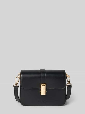 Seidenfelt Manufaktur Handtasche mit Klickverschluss Modell LILLA in Black, Gr&ouml;&szlig;e 1