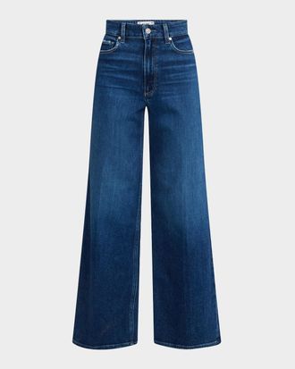 Paige Anessa High-Rise Wide-Leg Jeans