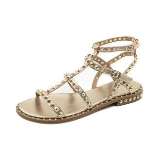 Ash Flat Sandals, female, Yellow, Size: 10 US Precious Mekong Ss26