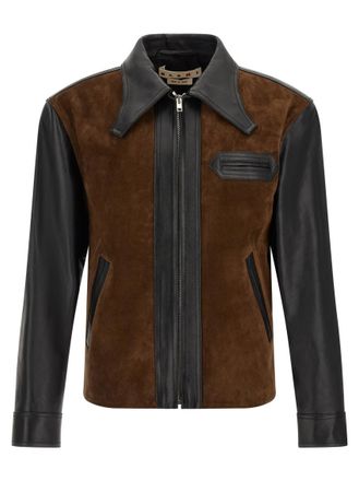 Marni Black Leather Jacket