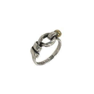 Tiffany & Co. Gold Silver Yellow Gold (18K) Silver 925 Band Ring (Pre-Owned)