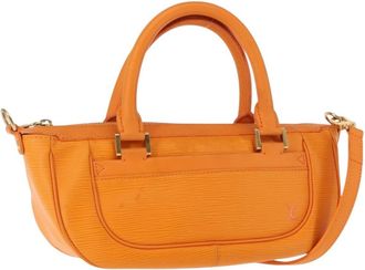 Louis Vuitton Danura Handbag Epi Orange Leather Bag (Pre-Owned)