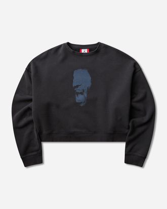 Nike Jordan Men s In1House Crop Crewneck Sweatshirt Black