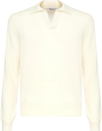 Giuliano Galiano Virgin Wool Polo Shirt