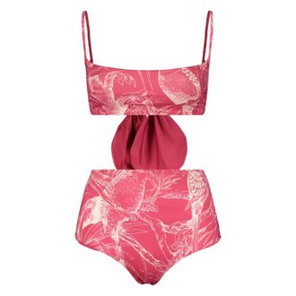 Red Valentino Dames, Badkleding, Roze, Maat: L Poliester