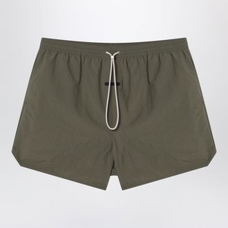 Fear of God Pantaloncini da bagno verde muschio in nylon