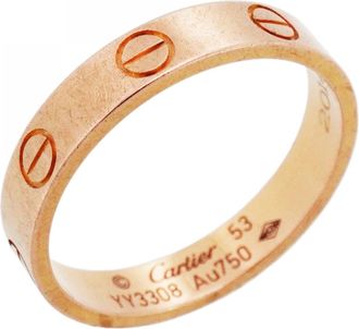 Cartier Pink Gold (18K) Band Ring (Pre-Owned)