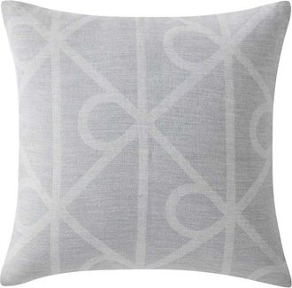 Calvin Klein Emblem Jacquard Decorative Pillow