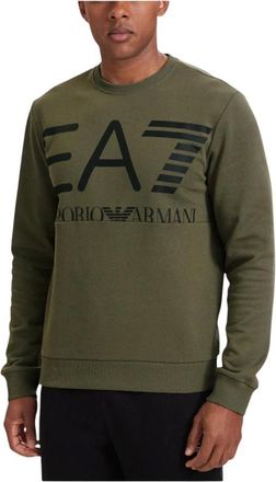Emporio Armani Hombre, Sudaderas, Verde, Talla: S