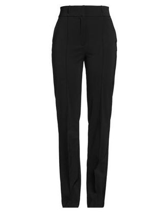 パンツ ELISABETTA FRANCHI Women Straight Pants PA08651E2 110 Black PA08651E2 Elisabetta Franchi Crepe Tuxedo Pants With Satin Bands