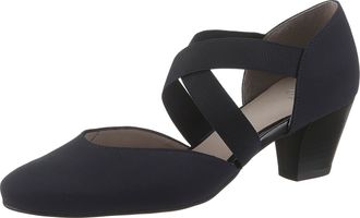 Ara Spangenpumps »TOULOUSE«, Abendschuh, Festtagsschuh, Trichterabsatzmit elastischen Riemchen