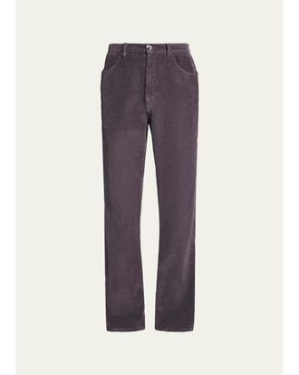 Marni Mens Corduroy Flared Five-Pocket Pants