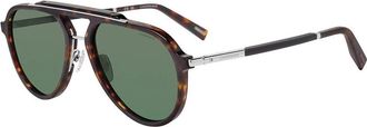 Chopard Polarized Green Pilot Mens Sunglasses SCH399 909P 58