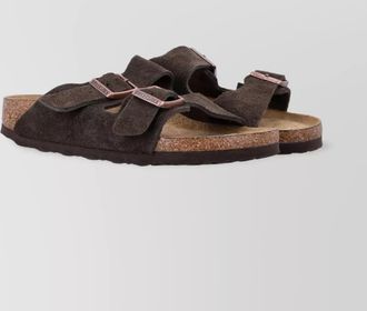 Birkenstock suede double strap sandals