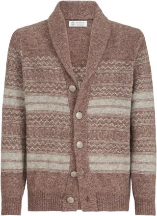 Brunello Cucinelli Cardigan Nordic Jacquard