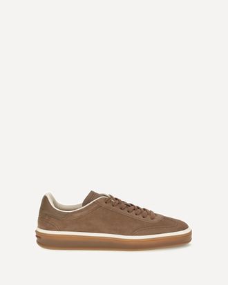 Loro Piana Suede Tennis Walk Sneakers Female 40
