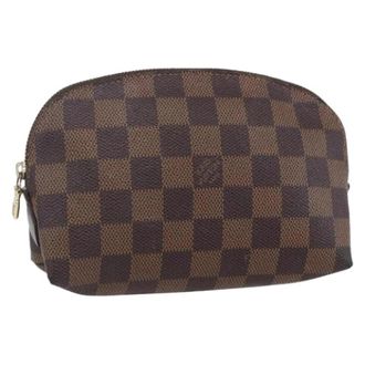 Louis Vuitton Pre-owned Vintage Canvas Clutch - Dames - Vintage Clutch - Bruin - ONE Size - Vintage