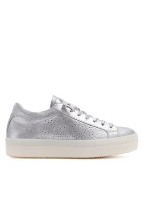 P448 Thea Platform Sneaker in Matte Silver at Nordstrom, Size 42