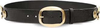 Isabel Marant Dara studded leather belt - Black