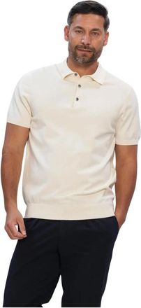 Profuomo Heren, Tops, Beige, Maat: L Katoen