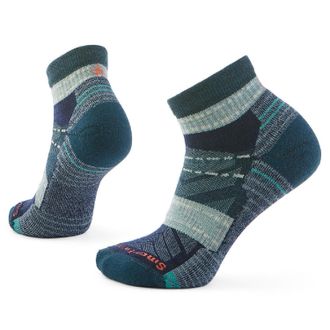 Smartwool Womens Hike Light Cushion Margarita Ankle Socks Green M