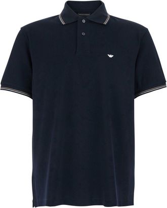 Emporio Armani Logo Cotton Polo Shirt