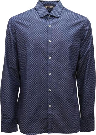 AT.P. CO Casual Shirts, male, Blue, M, Italian Style Shirt