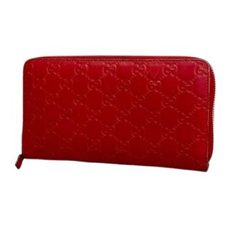 Gucci Pre-owned Wallets, female, Red, Size: ONE SIZE Pre-owned Long Wallet (Bi-fold)