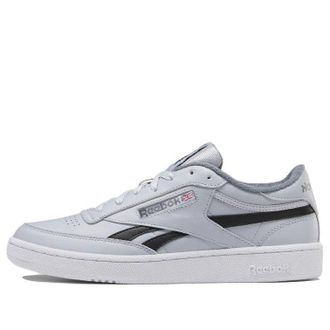 Reebok Club C Revenge Low Tops Casual Skateboarding Shoes Unisex Gray Black EF3221