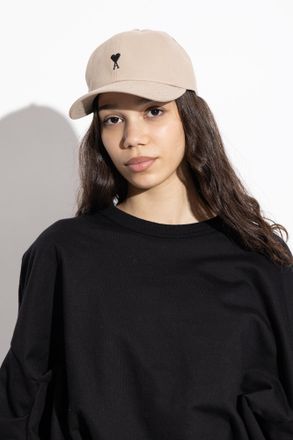 Ami Baseball Cap, Unisex, Beige