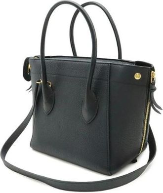 Louis Vuitton Pre-owned Freedom Taurillon Leather 2way Bag - Dames - Vintage Handtas - Zwart - ONE Size - Leer - Vintage