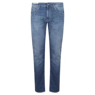 Pantaloni Torino Heren, Jeans, Blauw, Maat: W33 Denim