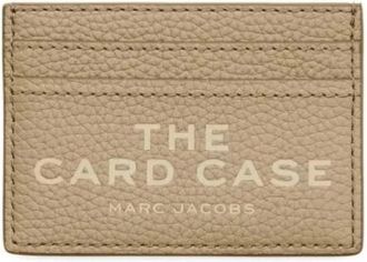 Marc Jacobs The Leather Card Case - Dames - Portefeuilles - Bruin - ONE Size - Leer - Accessoires