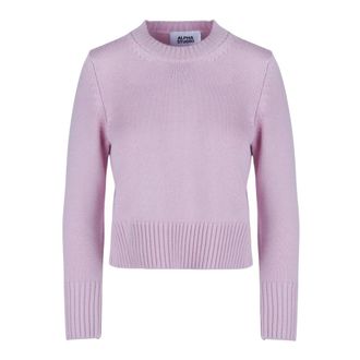 Alpha Studio Maglieria Girocollo - - Knitwear - Donna - Rosa - M