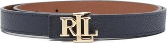 Lauren Ralph Lauren Cintura con fibbia logo - Blu