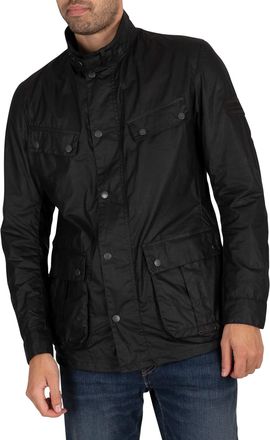Barbour Mens Lightweight Duke Jacket, Black, L
