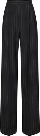 Dolce & Gabbana Broeken, Dames, Zwart, L, Gestreepte Broek