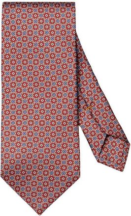 Eton Medallion Silk Tie in Red at Nordstrom